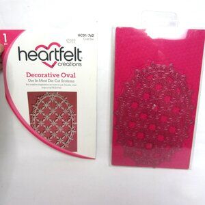Heartfelt Creations Decorative Oval Craft Die 1 Pc HCD1-762 Lacy Victorian